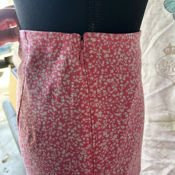 Abercrombie and fitch Women’s Pink Floral Midi Wrap Skirt - Picture 3 of 9